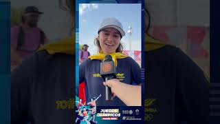 ¡Queen Villegas se llevó diploma olímpico en BMX Freestyle [upl. by Aihsram]