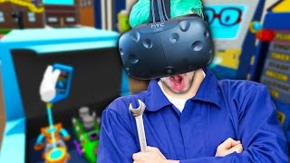 FIXER UPPER  Job Simulator 3 HTC Vive Virtual Reality [upl. by Leoj]