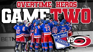 Gm 2 Hurricanes vs Rangers  OVERTIME HEROS [upl. by Chil]