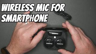 Maono WM620 Wireless Lavalier Microphone for iPhone 15 amp Android  Mic review [upl. by Yevrah975]