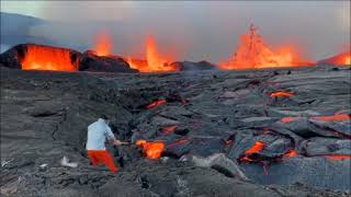 Taking some LAVA home 🌋🔥 Hawaii Volcano Update [upl. by Hurwitz]