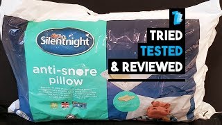 Silentnight AntiSnore Pillow  Tested amp Reviewed [upl. by Alyahs79]