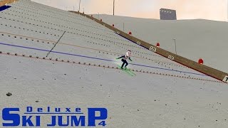 Deluxe Ski Jump 4 7 Turniej Czterech Skoczni Garmisch Partenkirchen [upl. by Fillbert]