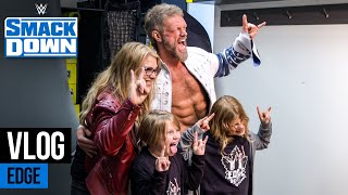 Behind the scenes of Edge’s 25th anniversary homecoming SmackDown Vlog [upl. by Leahcimnoj]