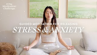 10 Minute Meditation to Release Stress amp Anxiety  Total Body Relaxation [upl. by Darwin]