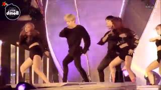 BTS JIMIN AND SEULGI RED VELVET DANCE TOGETHER [upl. by Vorfeld439]