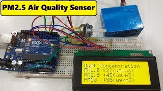 PM25 Air QualityDust Sensor amp Arduino Interfacing tutorial with PMS5003 [upl. by Lrat]