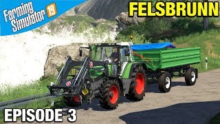 Farming Simulator 19 Timelapse  Felsbrunn FS19 Episode 3 [upl. by Auqenat]