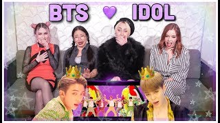 BTS 방탄소년단 IDOL MV REACTION ft Savannah Grimm THEY ARE KINGS [upl. by Ayamahs863]