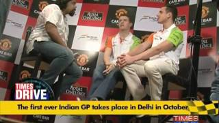 Team Force India on TIMES DRIVE [upl. by Kristo965]