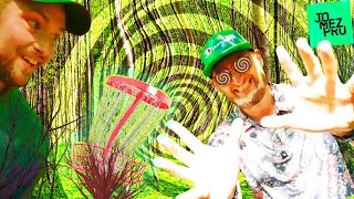 Trying to make GNARLY shots inside an actual Disc Golf Labyrinth Putting Game 8 [upl. by Jarid]