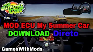 Mod ECU Como instalar o mod da ECU no my summer car 2022  Fast Getaway [upl. by Keyte221]