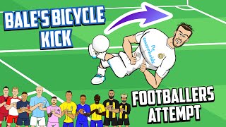 💥BALES EPIC BICYCLE KICK💥 Champions League Final vs Liverpool Footballers Attempt Frontmen 65 [upl. by Irihs]