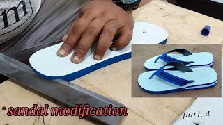 sandal modification4 [upl. by Reginald]