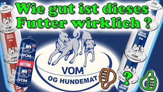 VOM og hundemat Hundefutter  Wie gut ist es wirklich 🤔  Hundefuttertest VOM og hundemat Futter [upl. by Blakely]