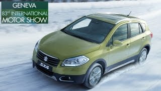 2013 Geneva Motor Show Suzuki unveils SX4 Crossover [upl. by Rhine]