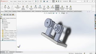 SOLİDWORKS  Kayış Kasnak Mekanizma  Çizimi ve Montajı [upl. by Aniaz]