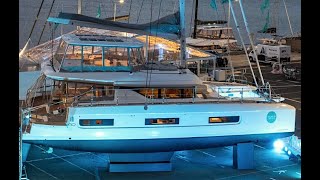 New Catamaran LAGOON 60 Unveiling [upl. by Ynaffets]