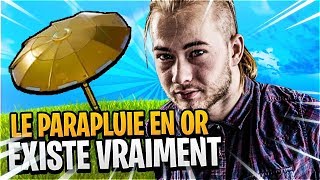 LE PARAPLUIE EN OR EXISTE VRAIMENT SUR FORTNITE BATTLE ROYALE [upl. by Ayirp]