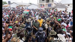 Heiii THE SPIRIT OF NDC IS BACK AS JOHN DRAMANI MAHAMA CHARGE ANLOGA COMMUNITY IN THE VOLTA REGION [upl. by Yraeg99]