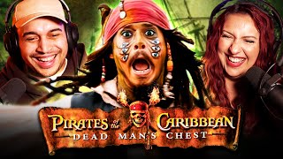 PIRATES OF THE CARIBBEAN DEAD MANS CHEST 2006 MOVIE REACTION  FIRST TIME WATCHING [upl. by Jemena]