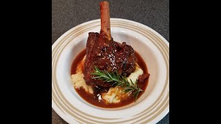 Lamb Shanks Italian Style How to Braise Lamb Shanks in a Dutch Oven [upl. by Laks]