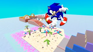 Building Emerald Coast from Sonic Adventure in Fall Guys Live [upl. by Ard]