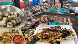 Berburu Di Pasar Klandasan‼️Nemu GABUS amp KERANG DARA Jumbo [upl. by Garbers179]