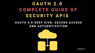 Understanding OAuth 20 A Complete Guide for Developers  OAuth2 [upl. by Coughlin]