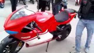 Ducati Desmosedici RR Idle and take off [upl. by Artekal]