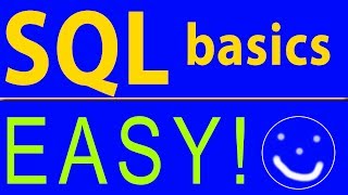 Introduction to SQL  Tutorial for beginners to databases PART 1 [upl. by Camile91]