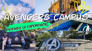 TOUR POR AVENGERS CAMPUS SHOWS Y PERSONAJES [upl. by Spiegel]