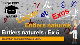 CRPE MathématiquesNombres et ensembles de nombres  Exercice 5 [upl. by Bordie]