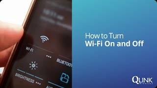 How to Turn WiFi On and Off  Q Link Wireless [upl. by Frans761]