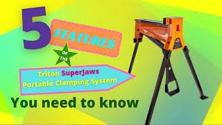 5 Features of the Triton SuperJaws Portable Clamping System available at Tool Depot Ireland [upl. by Kumler]