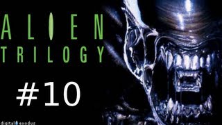 Let´s Play Alien Trilogy Part 10 Das Versteck der Königin der Aliens [upl. by Endres]