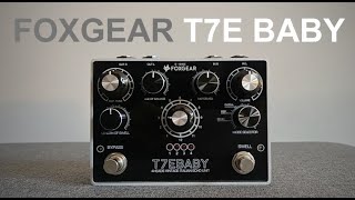 Foxgear T7E Baby  David Gilmour Binson Echorec tones [upl. by Nwahsek]