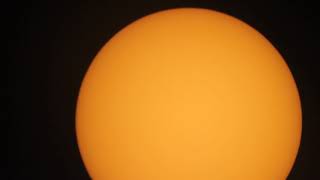 Sun using a Thousand Oaks Solar Filter with a Meade ETX 90 Telescope [upl. by Esinert]