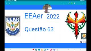 EEAer 2022 questão 63 A razão entre o perímetro do quadrado circunscrito a uma circunferência r2 [upl. by Kai]