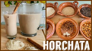 CÓMO HACER HORCHATA SALVADOREÑA🇸🇻 LA RECETA AUTENTICA [upl. by Girardo]