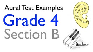 Aural Test Examples Grade 4 ABRSM  Section B [upl. by Cornelius]