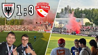 Saisoneröffnung der Dieci Challenge League quotFC Aarau vs FC Thun Stadionvlogquot 19072024 [upl. by Eekcaj325]