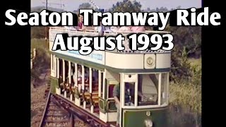 Seaton Tramway Ride  August 1993 [upl. by Rihaz]