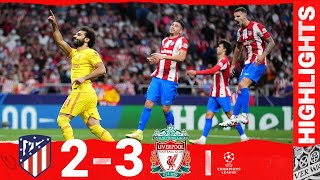 Highlights Atletico 23 Liverpool  Salah wins it with a penalty in Madrid [upl. by Wrigley]