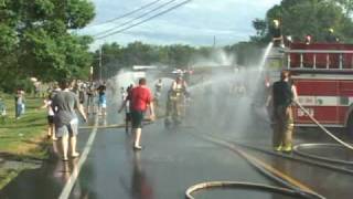 ColdenhamNy Fire Department Rescue 208 Wetdown 71010 part 2 [upl. by Thurlow]