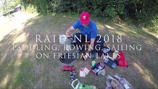 RAID NL 2018  paddling rowing and sailing on Friesian lakes [upl. by Gottlieb]