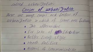 Urbanization is mean important topic of the bs geogarphy 2 sameter and 3 sameter [upl. by Elam]