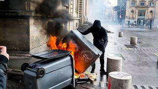 Manifestation du 08 janvier 2022 à Lyon contre le pass vaccinal [upl. by Reilly]