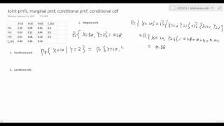 Multivariate pmfs discrete01 [upl. by Rettig]