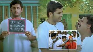 Nithiin amp Venu Madhav Jail Funny Comedy Scene  Dhairyam Movie Scenes  Raima Sen Matinee Show [upl. by Elhsa]